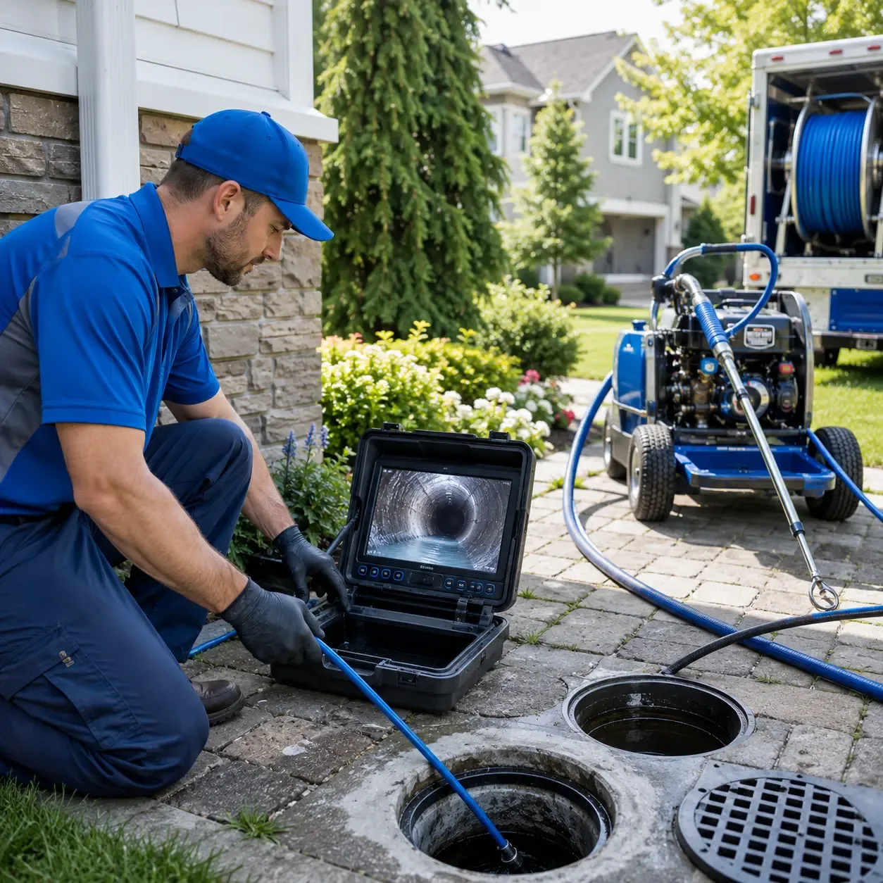 Outdoor drain cleaning professionals serving Louisville, OH